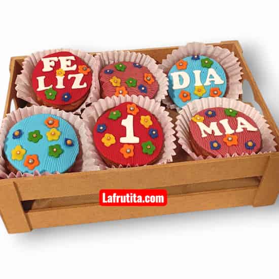 Cupcakes personalizados con entrega 24 horas regalos - Cod:WMF01