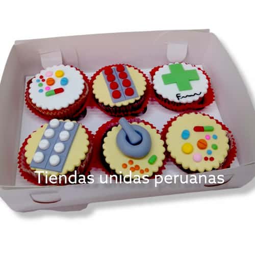Cupcakes Químico farmacéutico | Cupcakes Farmacia - Cod:WMF33