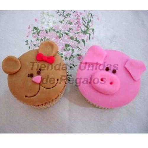 Cupcakes  Chanchitos | Cupcakes Personalizados Para Regalos - Cod:WMF34