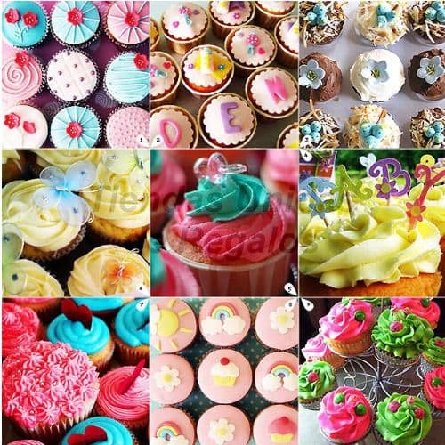 Cupcakes por Ciento Personalizados Para Regalo Delivery Lima - Cod:WMF48