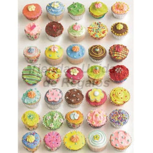 Cupcakes  Artísticos y Cupcakes Personalizados Para Regalos - Cod:WMF54