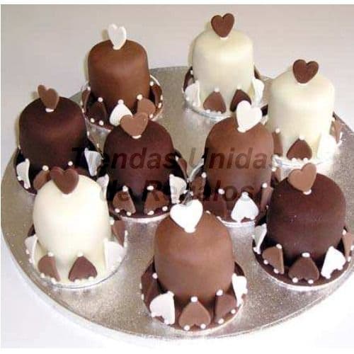 Envio de Regalos Tortas Individuales de corazones | Torta Individuales | Tortas Personales - Whatsapp: 980660044