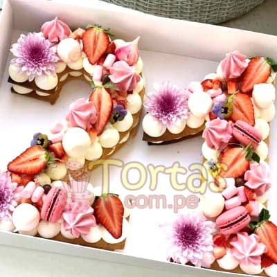 Torta de Letras y Pasteles de Números Delivery Ancon Cerca de Mi  - Cod:WNU14
