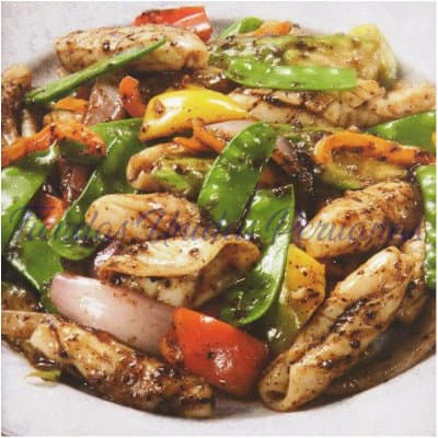 Langostino con Tausi a la plancha - Delivery Chifa - Chifa Delivery - Cod:WPC01
