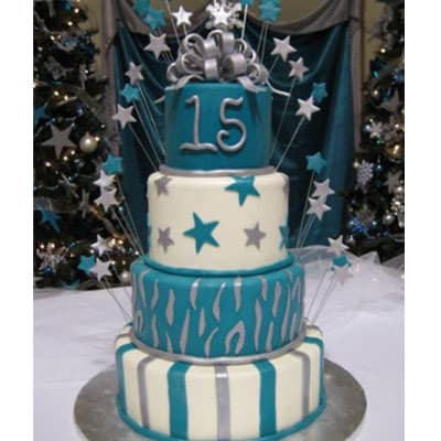 Torta quinceañera 32 | Torta de 15 | Tortas de quinceañeras - Cod:WQC32