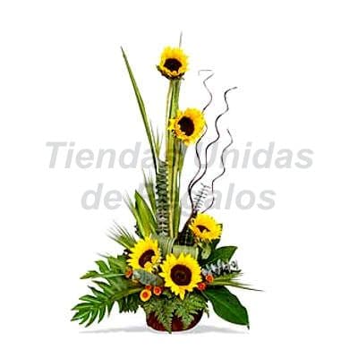Arreglos Florales con Girasoles y Regalos Delivery Surquillo - Cod:XGR14