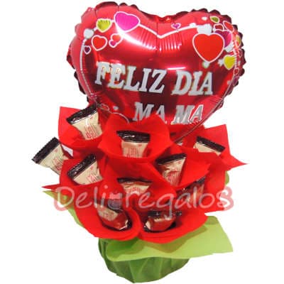 Arreglos con chocolates y globos con Delivery Lince - Cod:ENC03